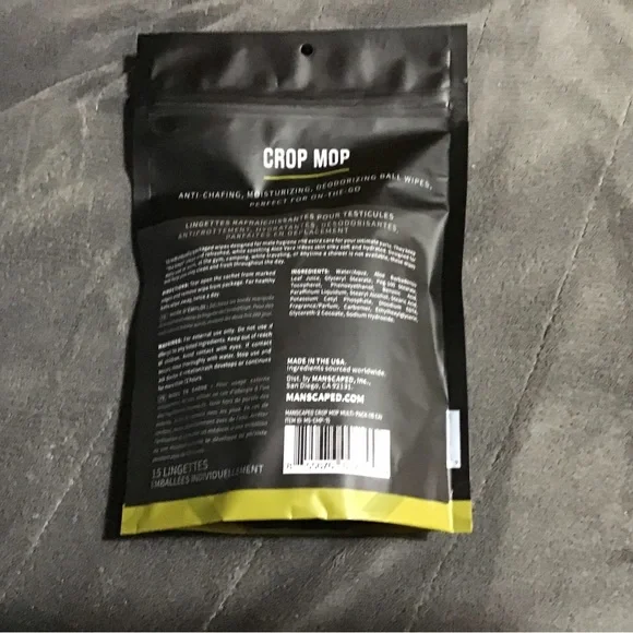 Manscaped crop mop ball wipes new package - Picture 4 of 5